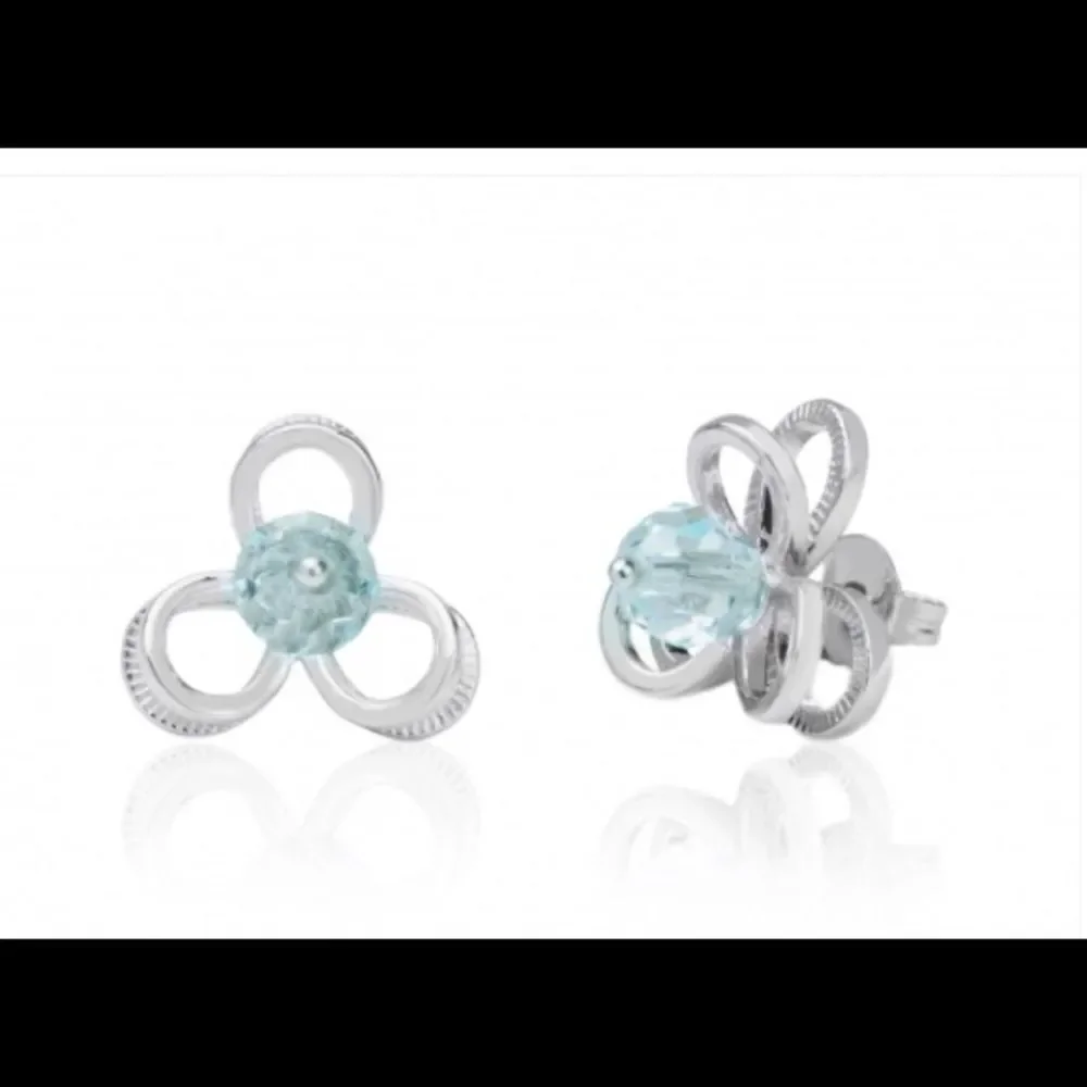 Swarovski authentic crystals White Rhodium Plated